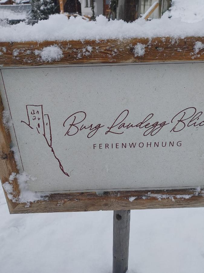 Burg Laudegg Blick Lägenhet Faggen Exteriör bild